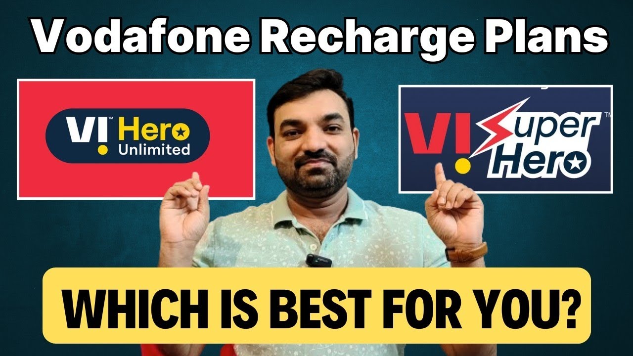 Best Vodafone Recharge Plans For You | Vi Hero Plans vs Vi Super Hero Plans #virecharge #telecom