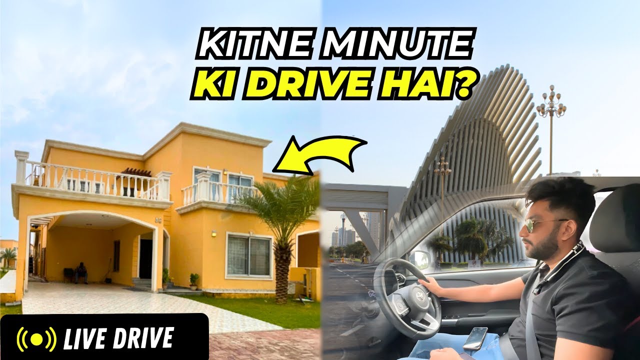 Bahria Sports City Villas Drive 🚗 | Latest Market Update 2025 | #BahriaTownKarachi