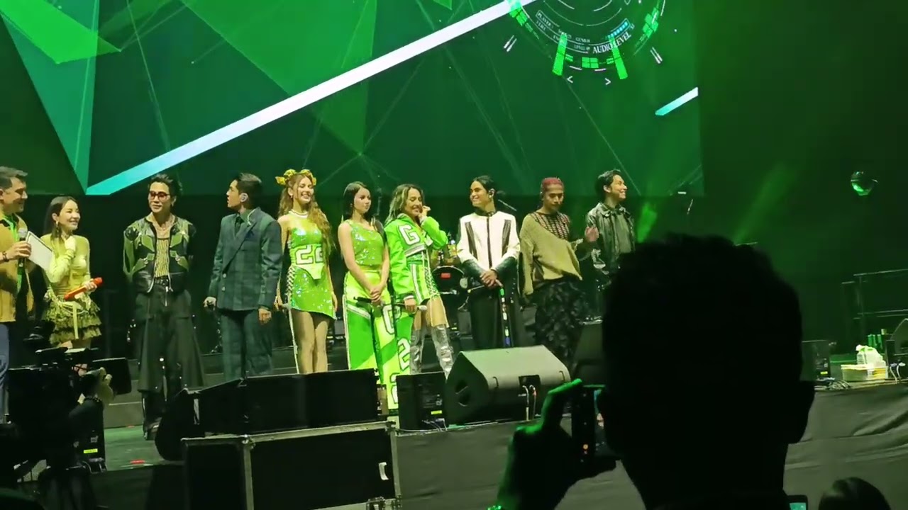 Sandara Park, SB19, G22 and Luis Manzano during the Acer Day 2024.