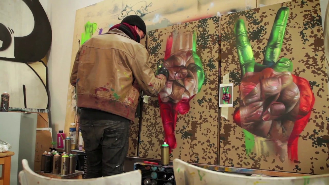 Montana Gold Cans - Studio Visit with Case Ma'Claim - Hands