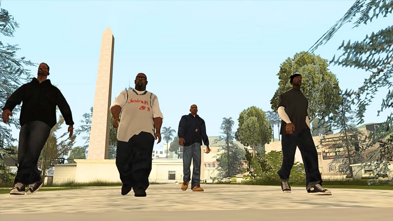 GTA San Andreas: Beta Edition [Мод][4K60] — Миссия №1 — Угроза «Большой дым»