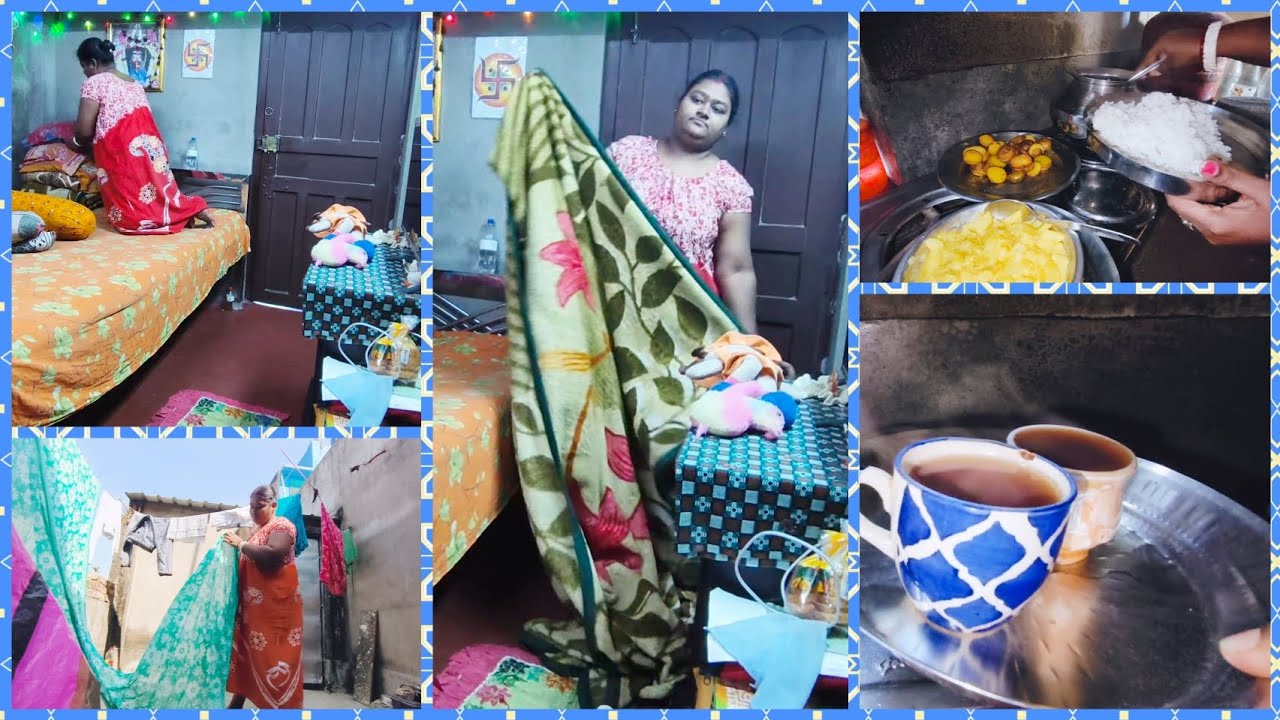 ব্যস্ত সকালের রুটিন। সংসার সুন্দর করতে বড় কিছু লাগে না লাগে শুধুপ্রতিদিনের ছোট অভ্যাস আর ভালোবাসা।