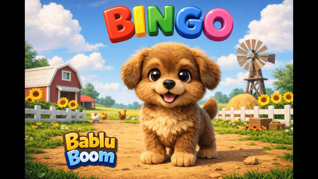 BINGO SONG | Kids Rhymes #babluboom #sam #nurseryrhymes #kidsvideo #kidssongs #education #english