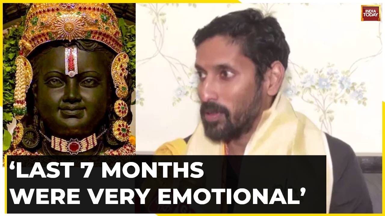 Man Who Sculpted Ram Lalla's Idol For Mega Ram Mandir Inauguration Speaks Exclusively To India Today