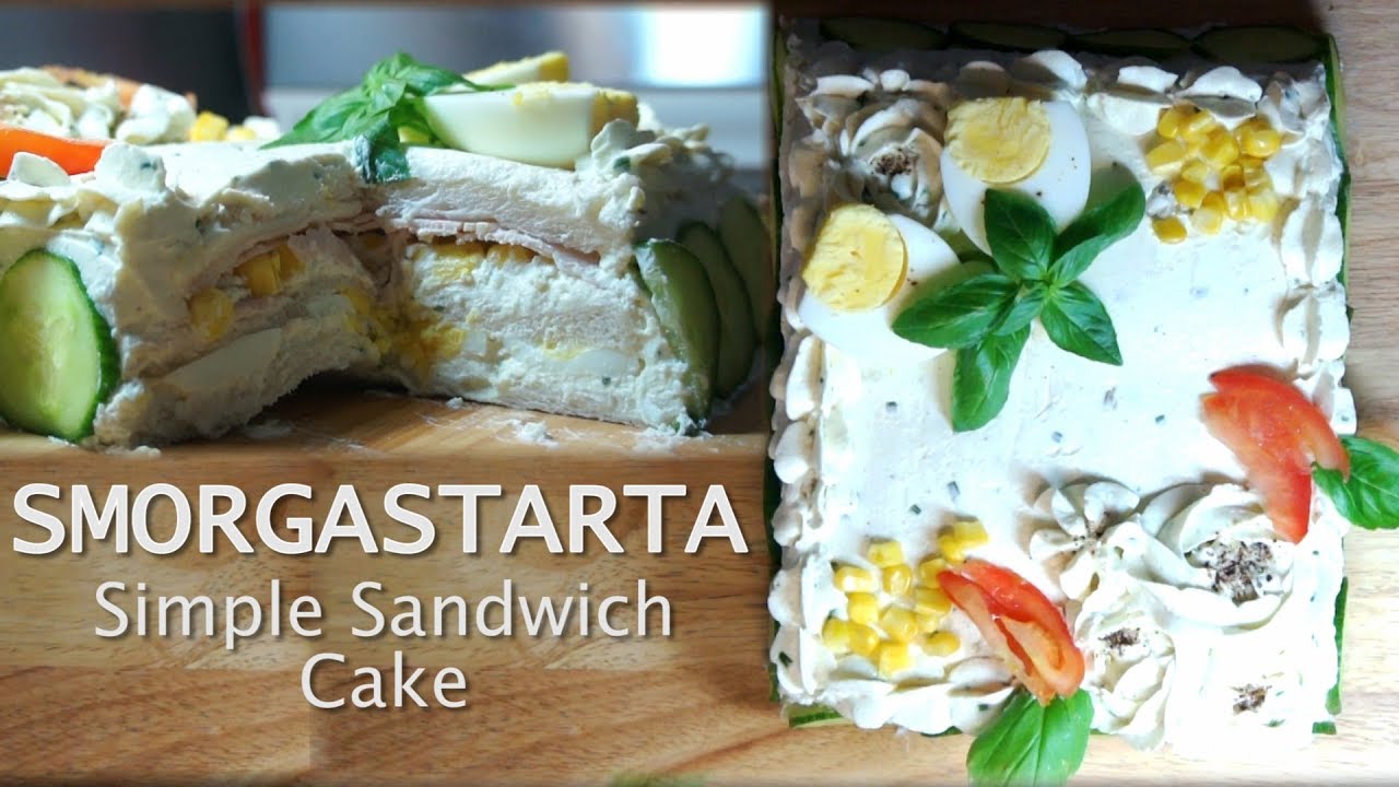 Smorgastart | How to make Sandwich Cake | Indulging Food