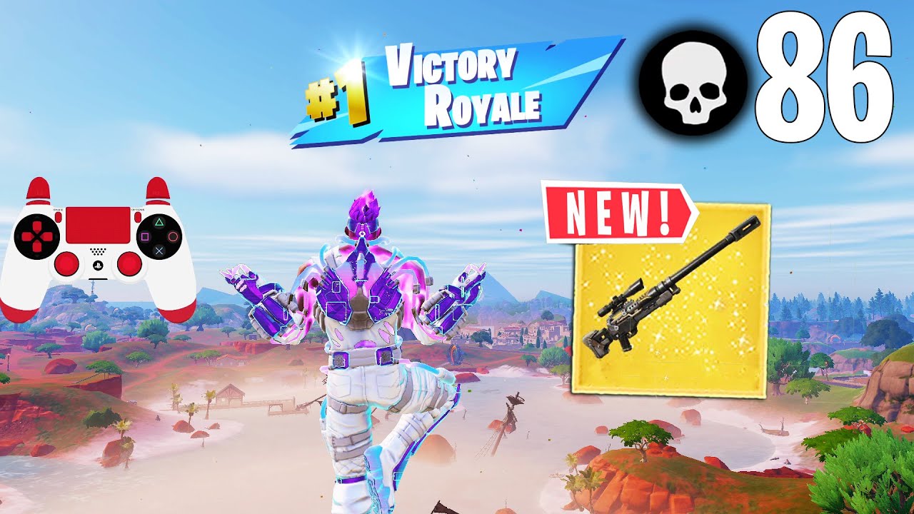 86 Elimination Solo Vs Squads Gameplay Wins (New! Fortnite Chapter 5 Season 3 PS4 Controller)