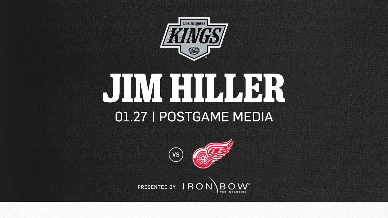 Head Coach Jim Hiller | 01.27 LA Kings fall to Detroit Red Wings