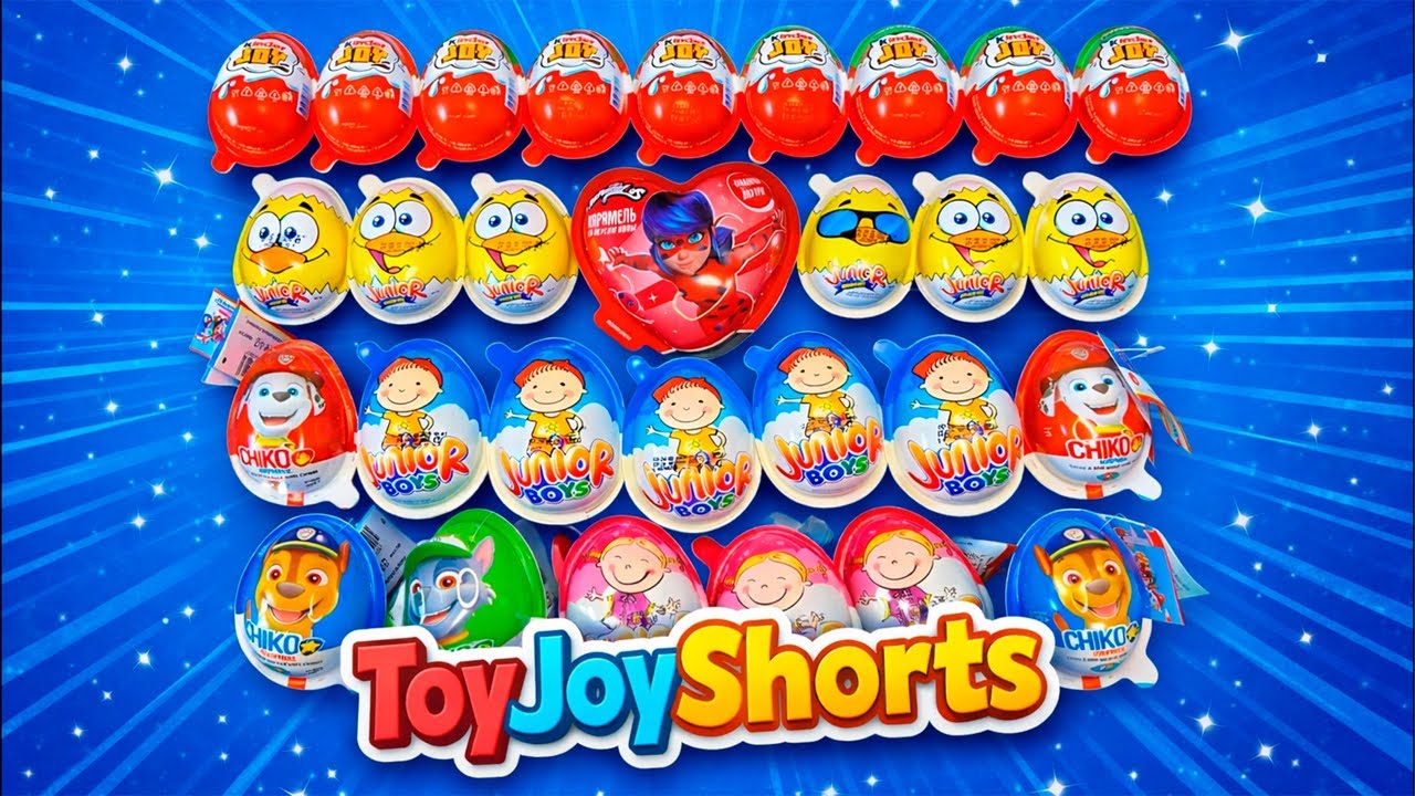LIVE 🔴 Opening Surprise Eggs | Kinder Joy IASMR | Mystery Toy | ToyJoyShorts