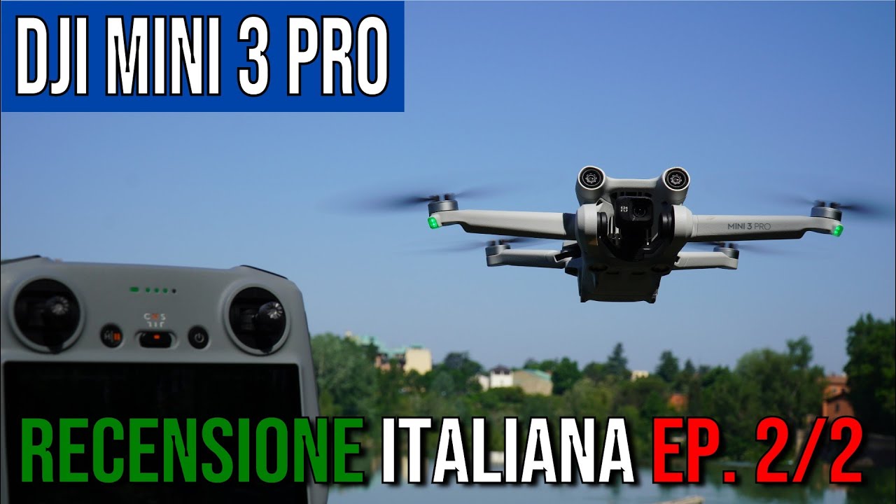 DJI MINI 3 PRO - PRIMO VOLO QUICKSHOT, ACTIVE TRACK - RECENSIONE ITALIANA episodio 2/2