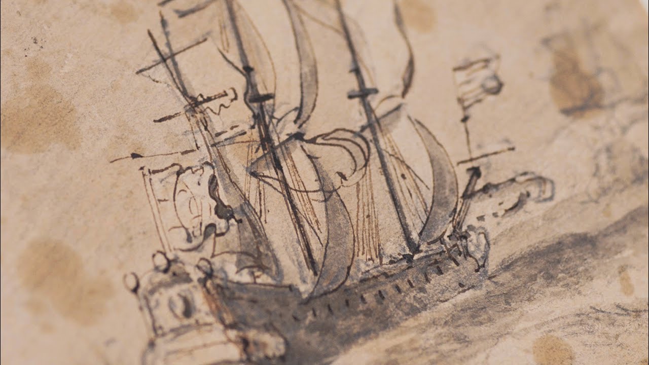 Sketching at sea: Van de Velde the war artist