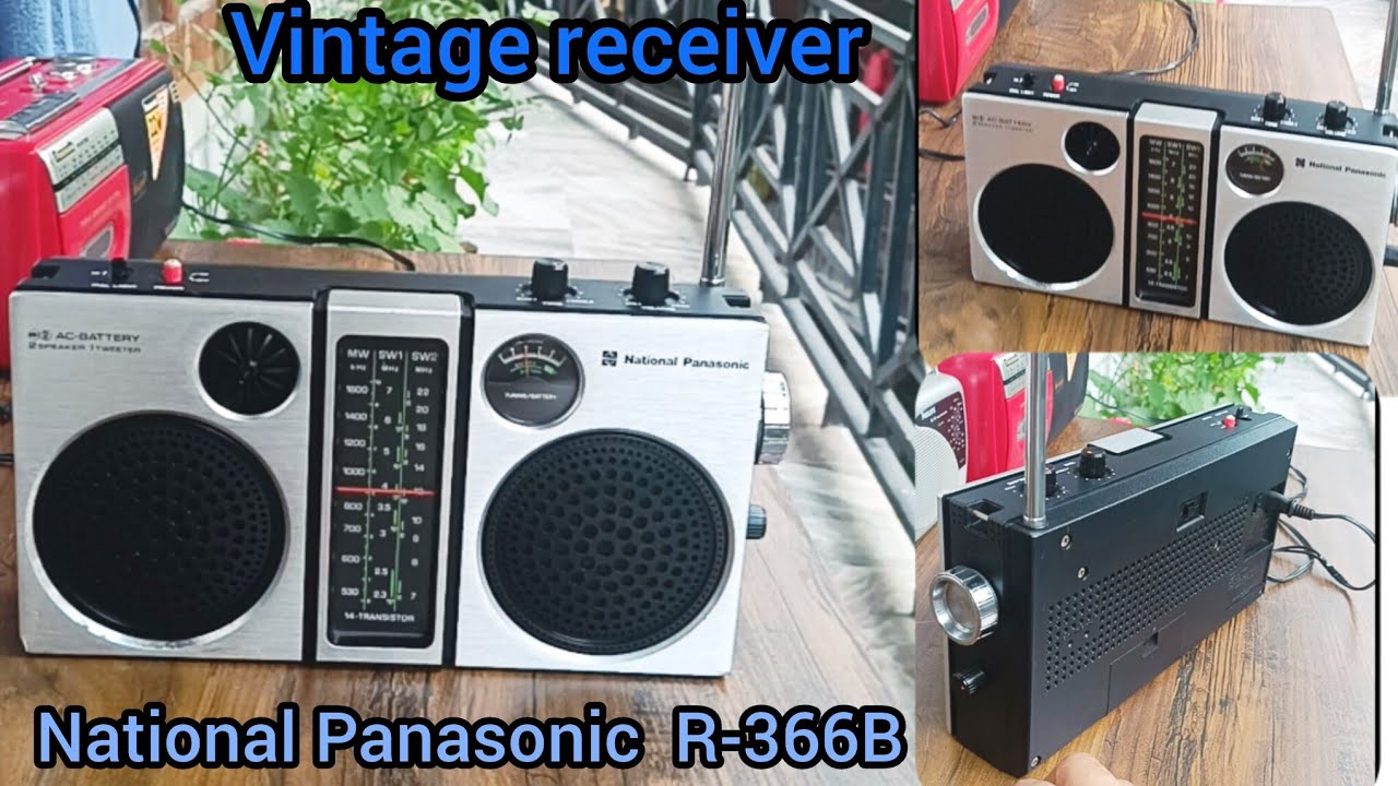 Винтажный радиоприемник National Panaso R-366B. Редкая модель. Аналоговый стереорадио класса люкс...