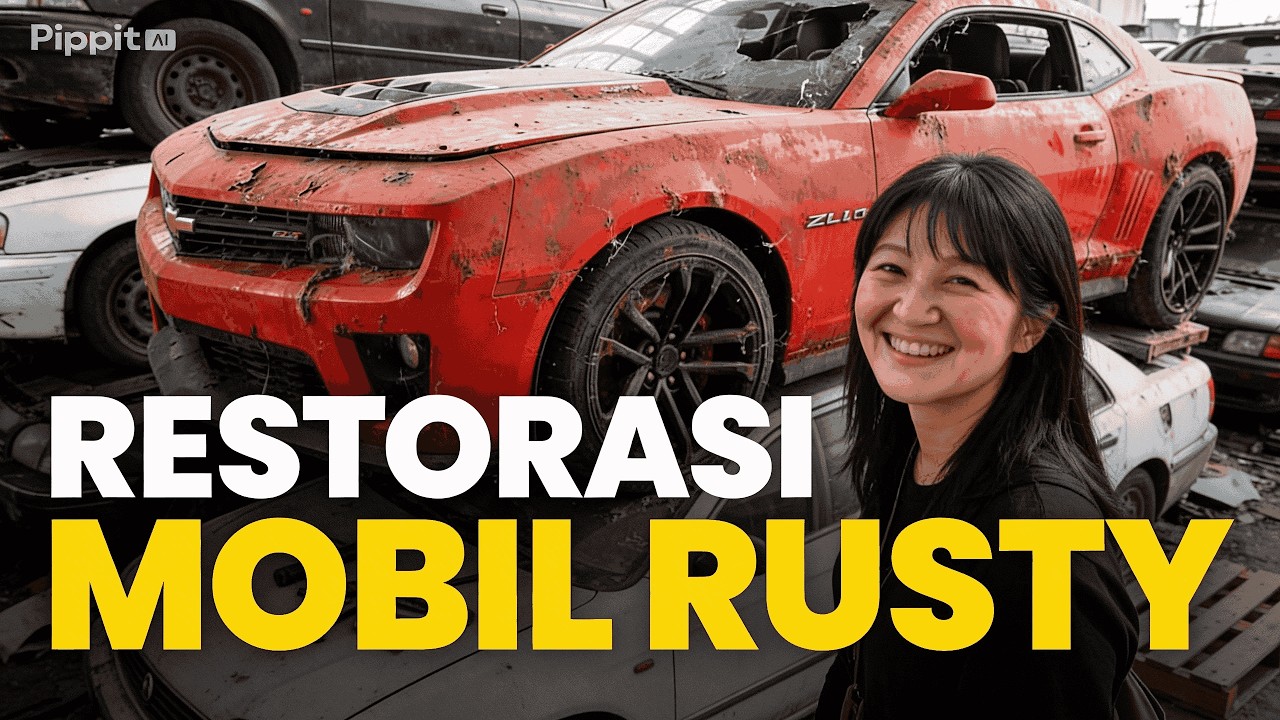 ASMR Car Restoration Full  Full Restoration Camaro ZL1 – Deep Cleaning, Engine & Body Rebuild