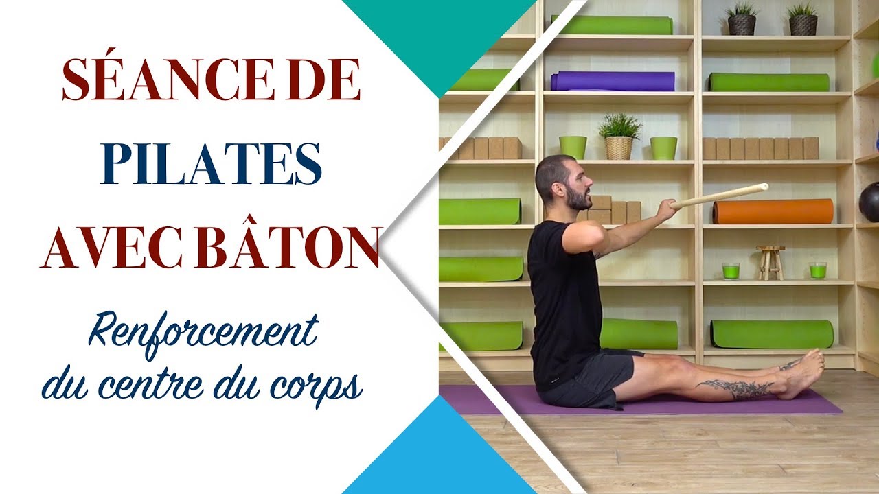 Faites cette séance de PILATES avec bâton et renforcez votre corps 😉