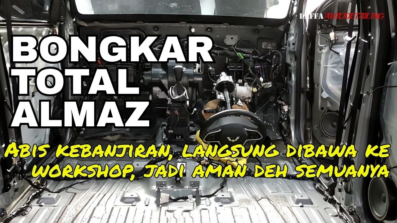 Deep Interior Cleaning untuk Almaz 2022 (Edisi Bongkar Total)