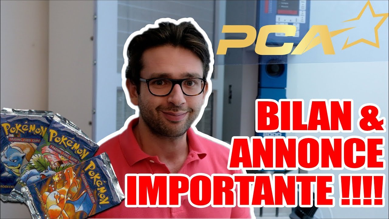 PCA - Bilan & Perspectives - ANNONCE importante !!!