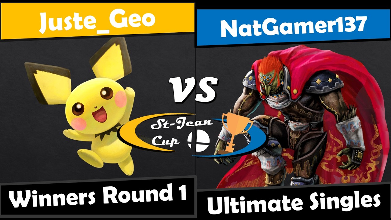 Juste_Geo (Pichu/Jigglypuff) vs NatGamer137 (Ganondorf)- Winners Round 1 - SJC s7e3