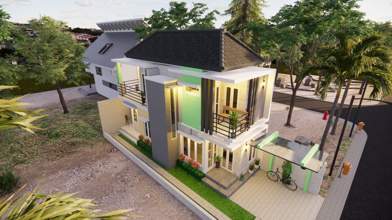small house design 3x10 (desain ugal-ugalan di lahan pas-pasan)