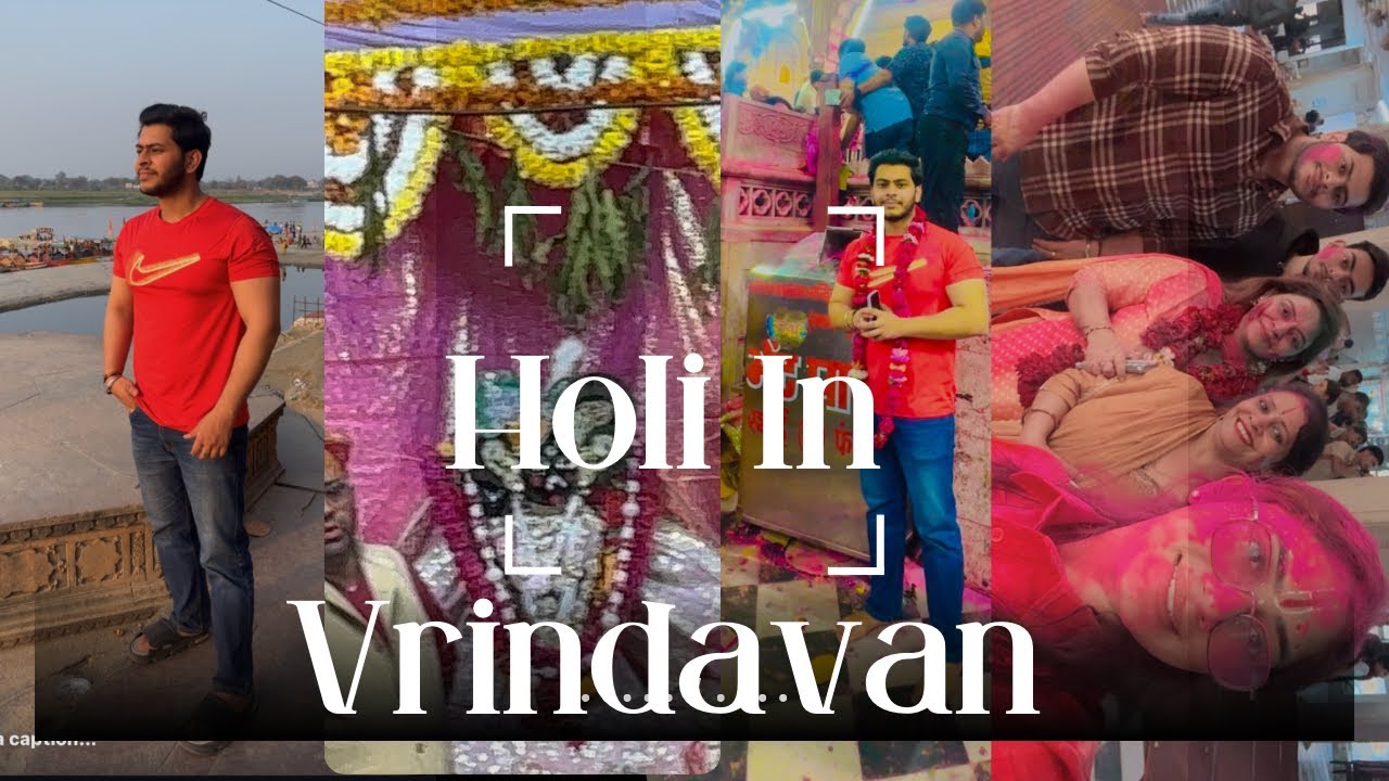 Vrindavan ki Holi❤️🫶#holispecial #vrindavanholi #viralvlogs #2026 #holiinmathura #bakebihariji #volg