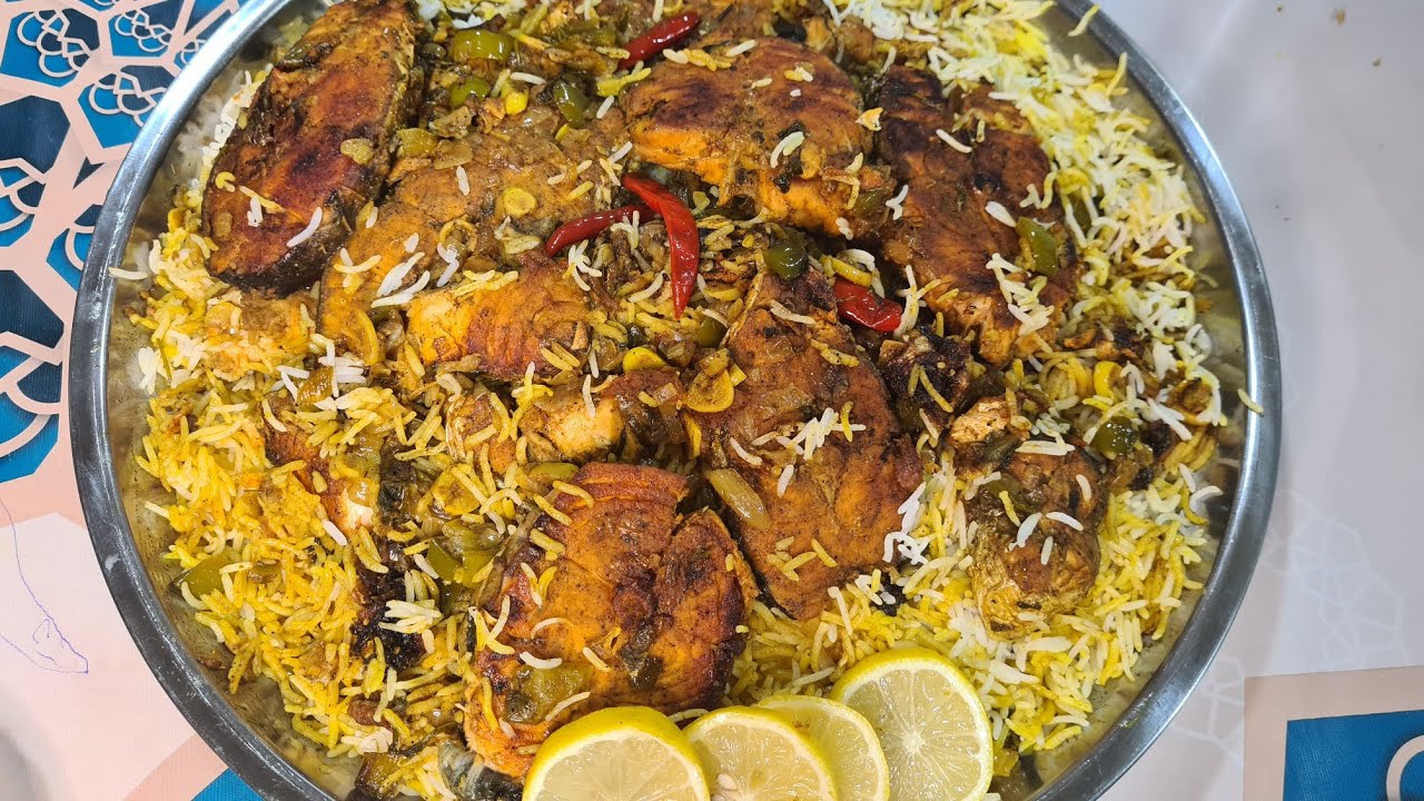 شرائح سمك السلمون مع الرز بتتبيلة وخلطة رهيبة والطعم خرااااافي