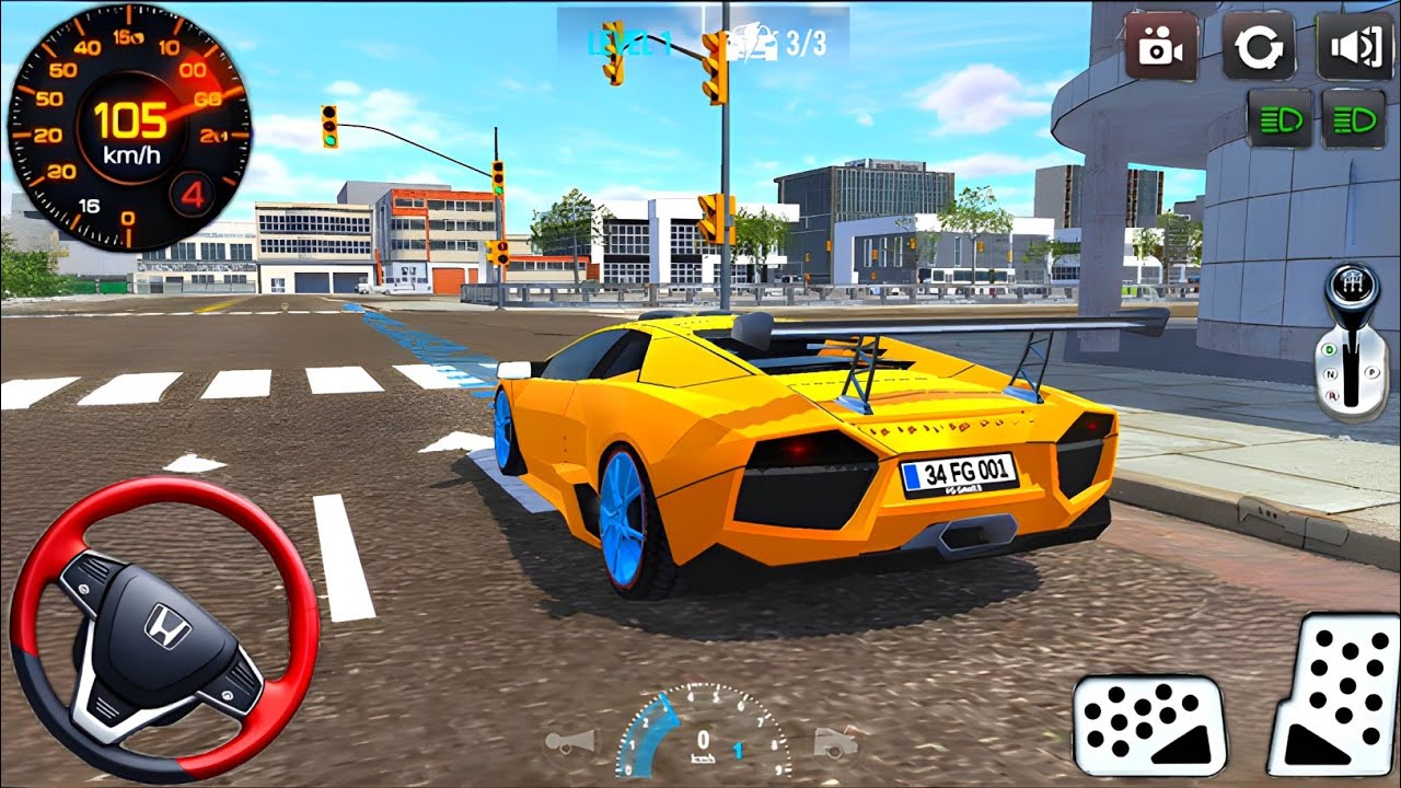 4x4 Monster Truck Parking Multi-Level Autopark - Car Game Android Gameplay #34
