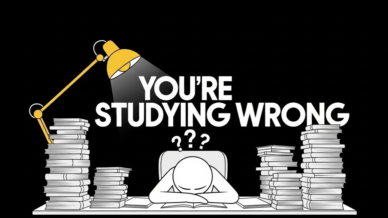 You’re Studying Wrong (Your Brain Hates This)