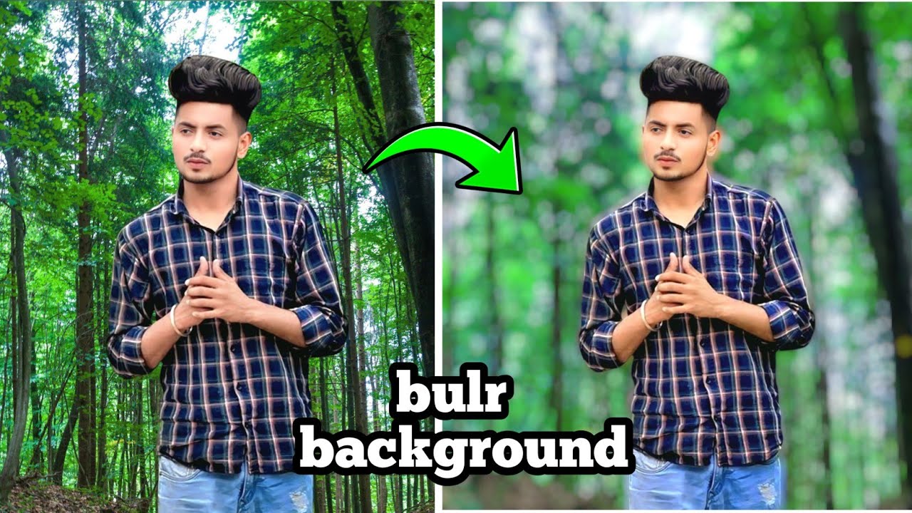 normal photo to blur background photo. normal to DSLR photo।ছবি ব্যাকগ্রাউন্ড ঘোলা করার উপায়। 