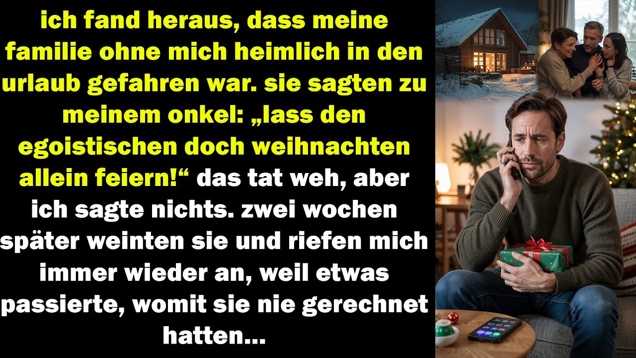 Meine Familie Reiste Heimlich Ohne Mich – Zwei Wochen Später Weinten Sie Und Flehten Mich An