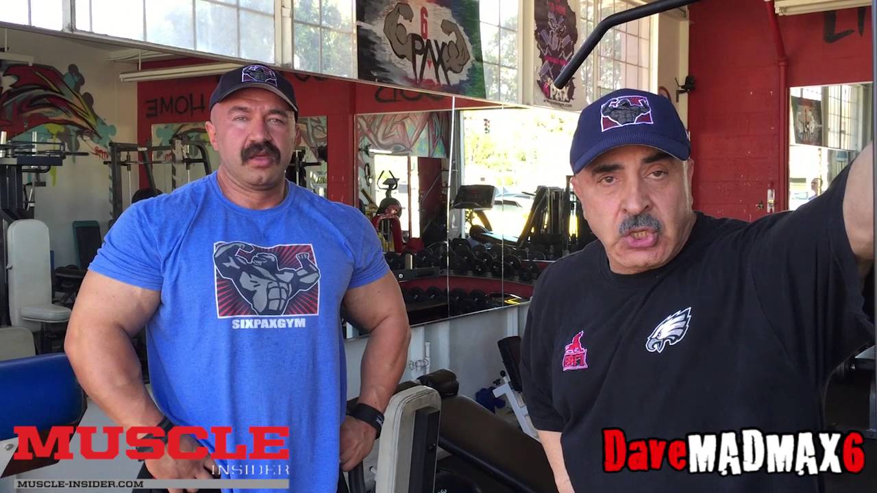 Mr. Olympia Samir Bannout trains back at 6Pax Gym