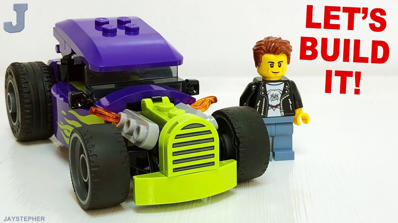Распаковка, сборка и обзор набора LEGO City 2026 Hot Rod 60485.