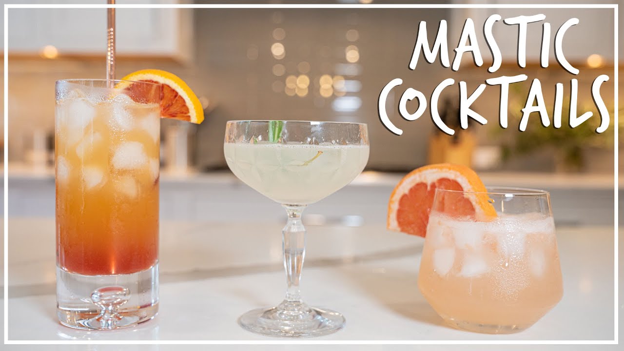 Three amazing Mastic Cocktails from Nikki