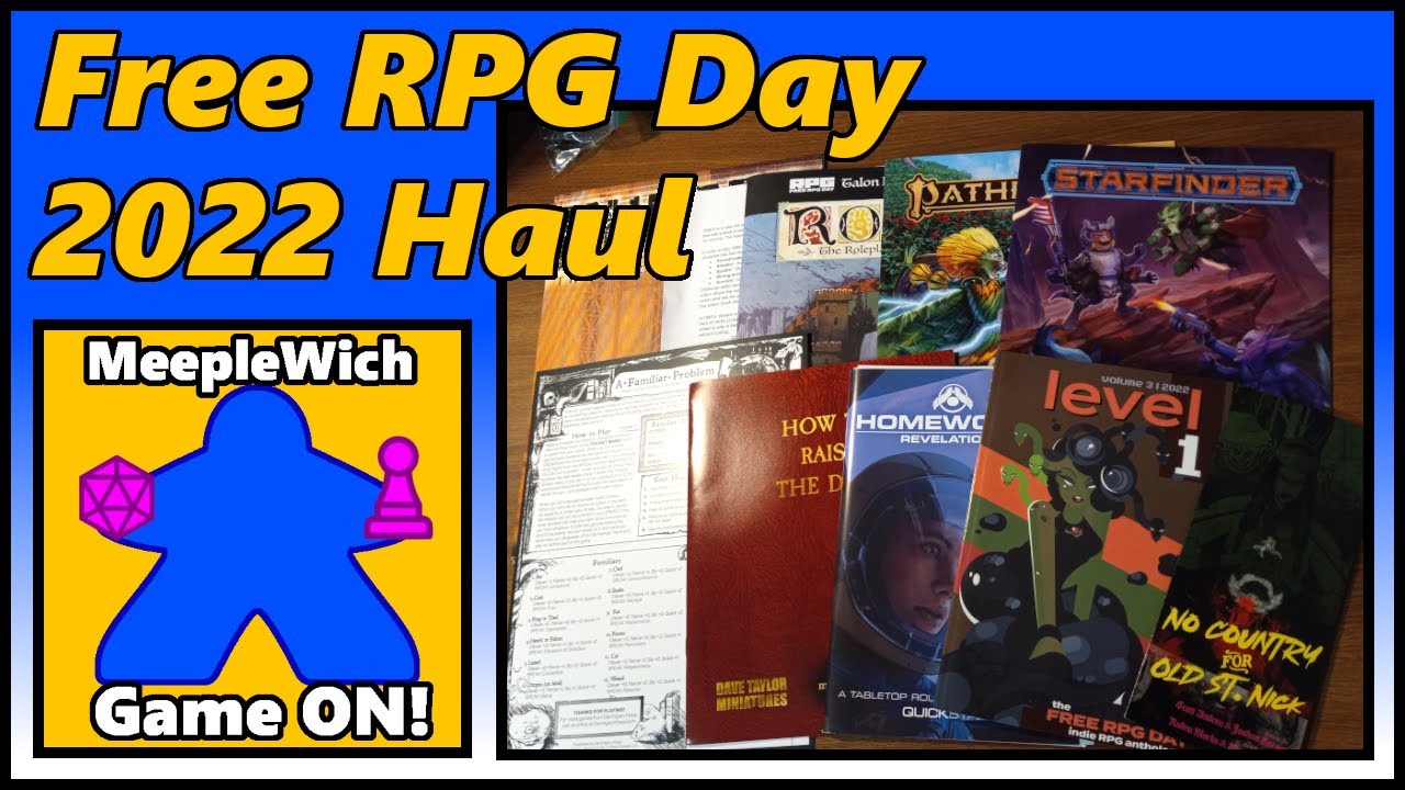 GAME ON! - Free RPG Day 2022 Haul