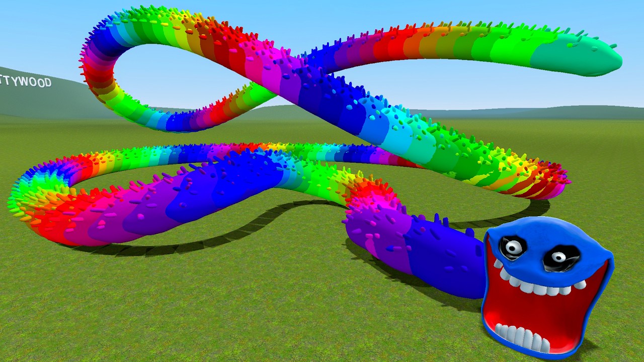 NO ONE CAN ESCAPE THE HUNGRY SNAKE RAINBOW… | Garry’s Mod Horror
