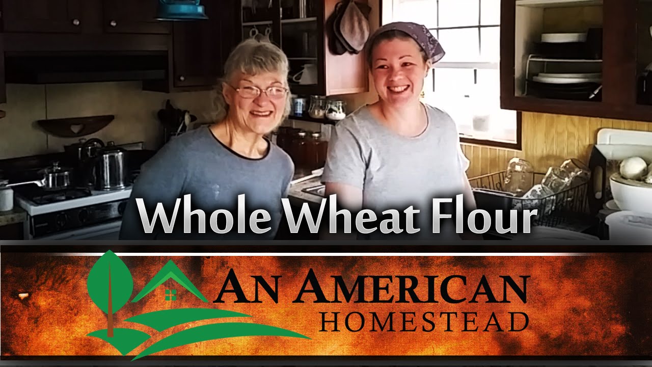 Milling Whole Wheat Flour - OFF GRID!