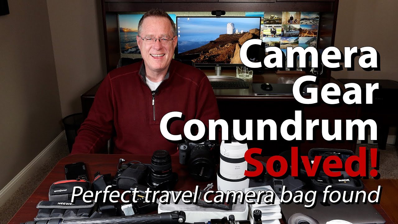 Camera Gear Conundrum Solved! Perfect travel camera bag found
