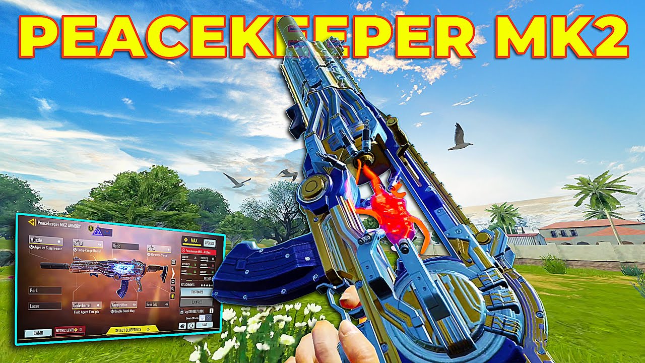 0 RECOIL + LONG RANGE BEST PEACEKEEPER MK2 GUNSMITH | COD Mobile #peacekeepermk2loadout