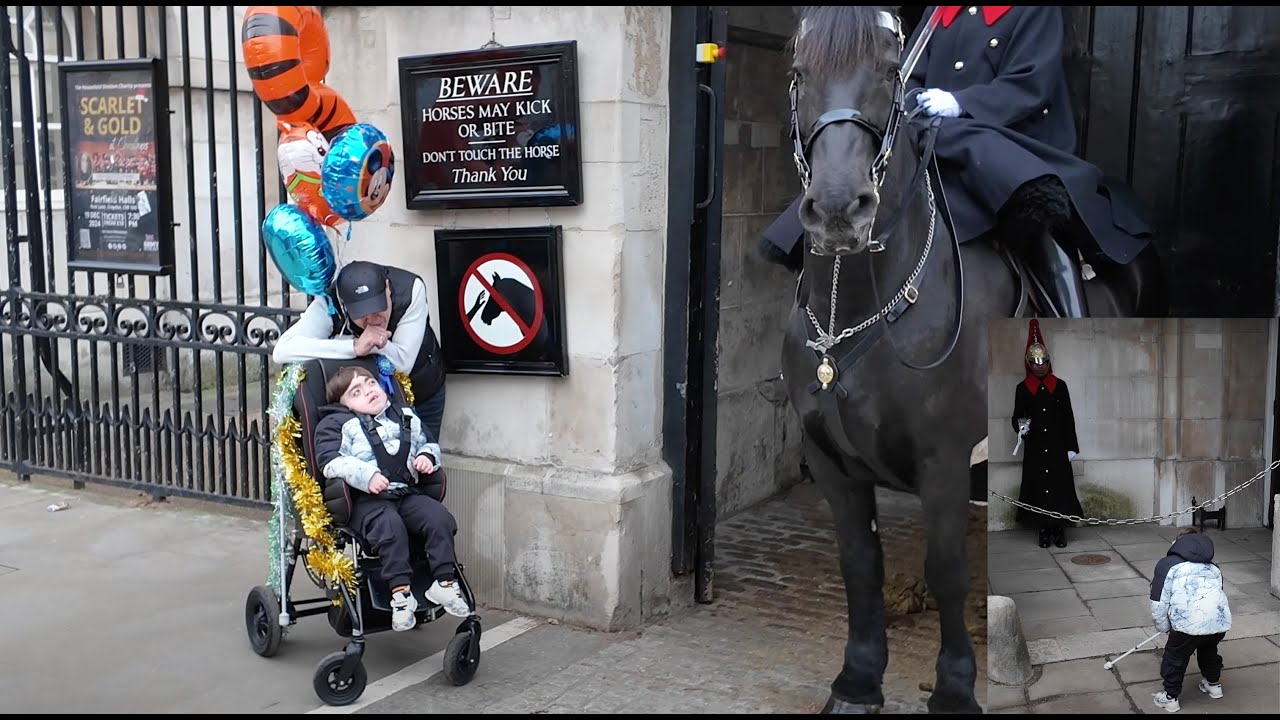 Happy 8th Birthday 🎁🎈!! Guard Stomps His Feet in a Heartfelt Gesture for this Special Boy!!