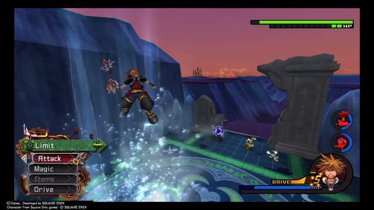 KINGDOM HEARTS - HD 1.5+2.5 ReMIX -Sora vs demyx