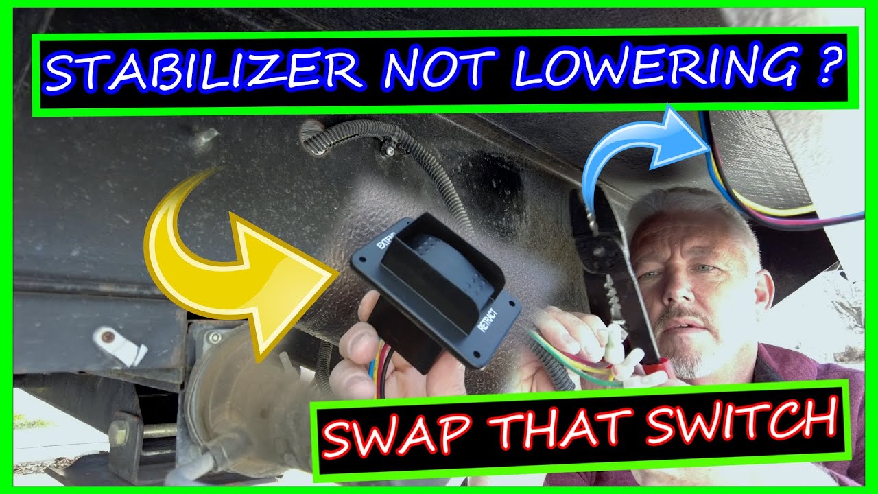 Lippert electric stabilizer switch replacement | TheRVAddict