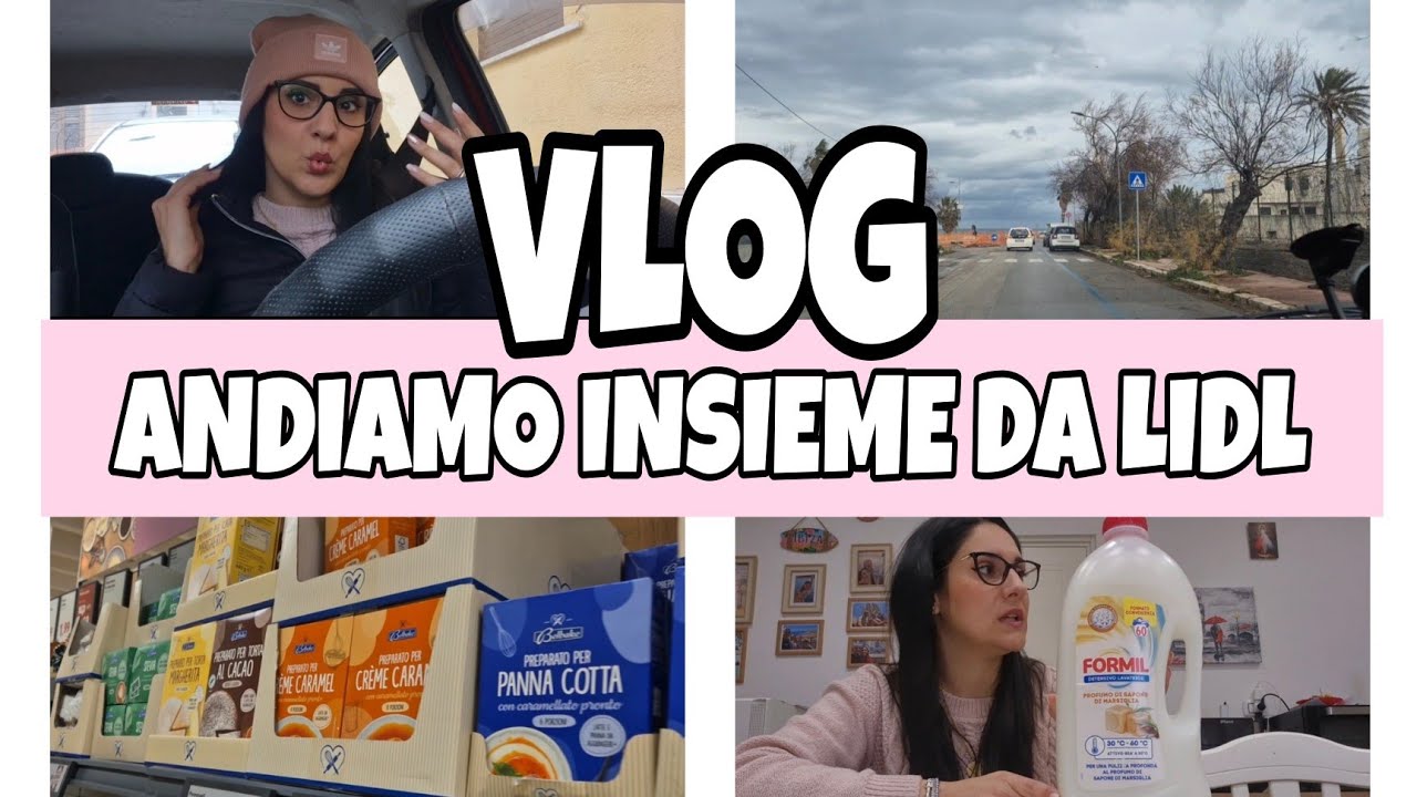 SVUOTA SPESA LIDL /ANDIAMO INSIEME /TEMPO BRUTTISSIMO 