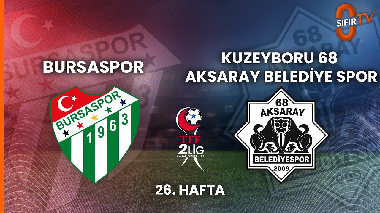 BURSASPOR - KUZEYBORU 68 AKSARAY BELEDİYE SPOR