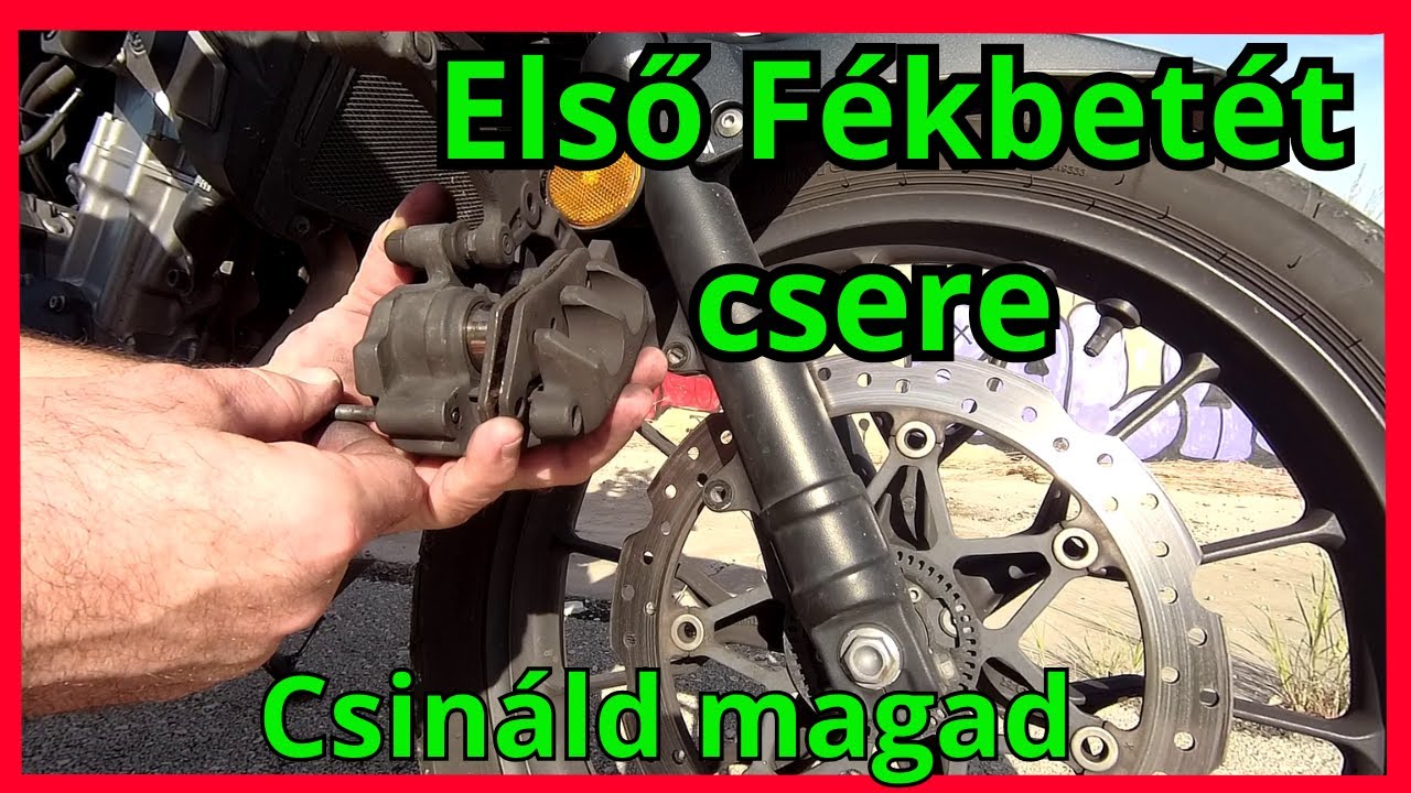 Első fékbetét csere-Lépésről lépésre egyszerűen - Honda CB500X