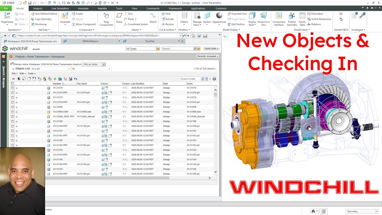 PTC Windchill - Creating New Objects and Checking In