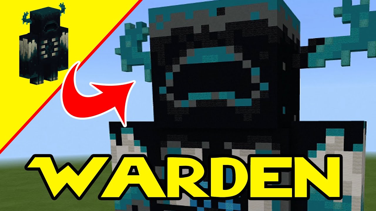Minecraft Warden — сборка статуи надзирателя — руководство по созданию статуи надзирателя в Minec...