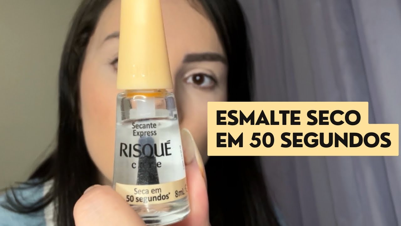 Testei o Secante Express Risqué (Seca esmalte em 50 segundos)