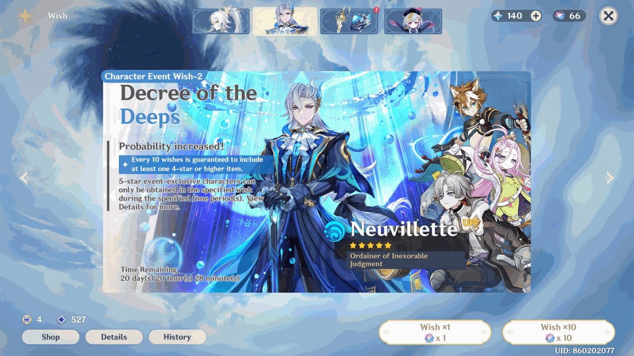 Pulling For Neuvillette No 50/50 | Genshin Impact Wish