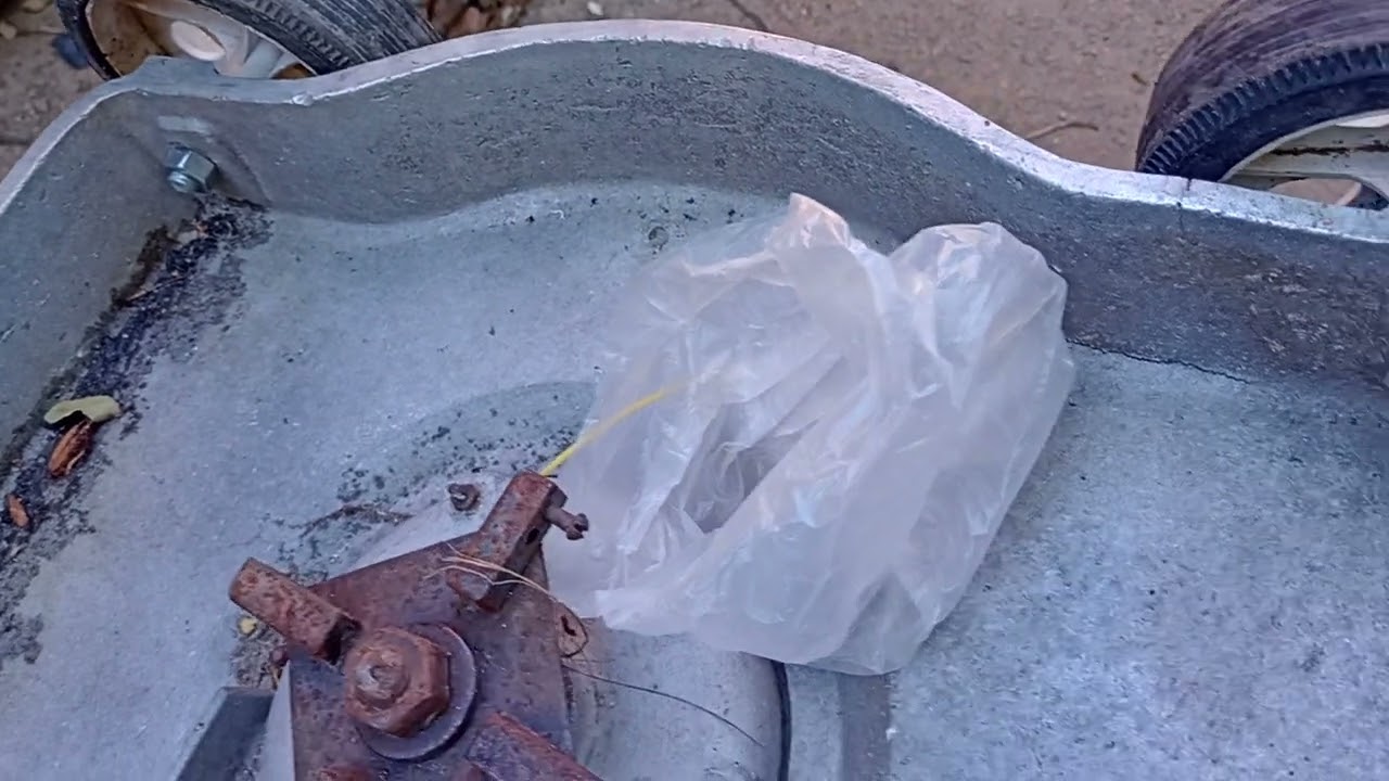 ASI solucionamos la falta de RUEDAS de una cortadora de CÉSPED
