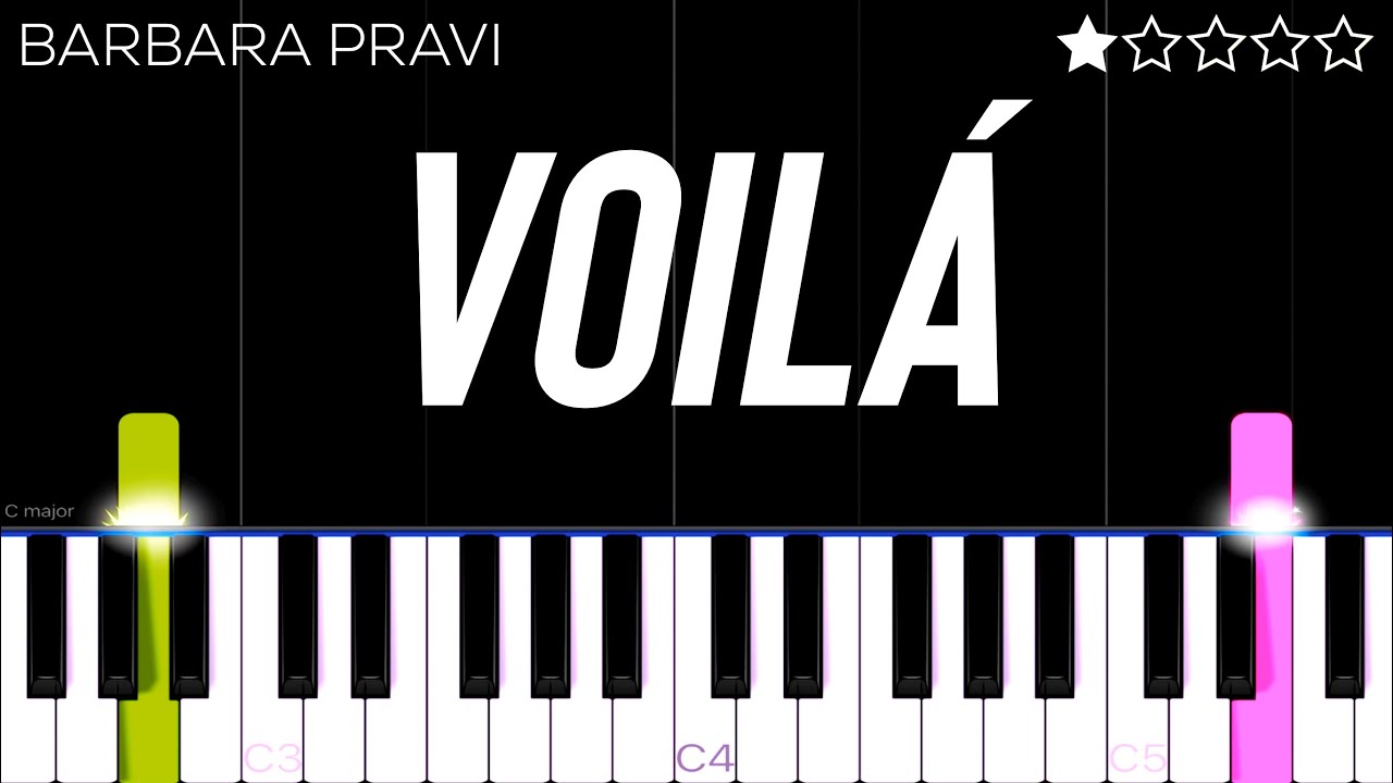 Barbara Pravi - Voilà | EASY Piano Tutorial