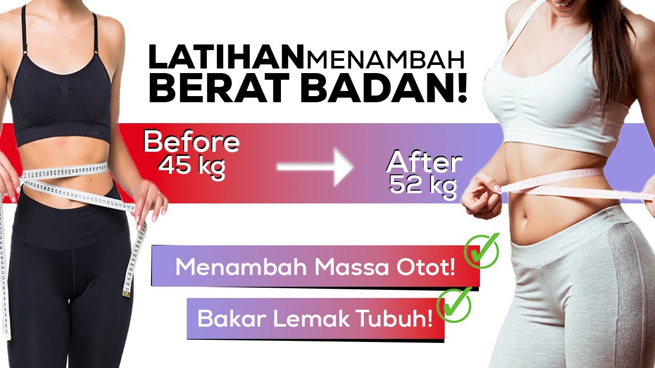 15 Menit Olahraga Menambah Berat Badan dan Melatih Massa Otot! | Workout Pemula