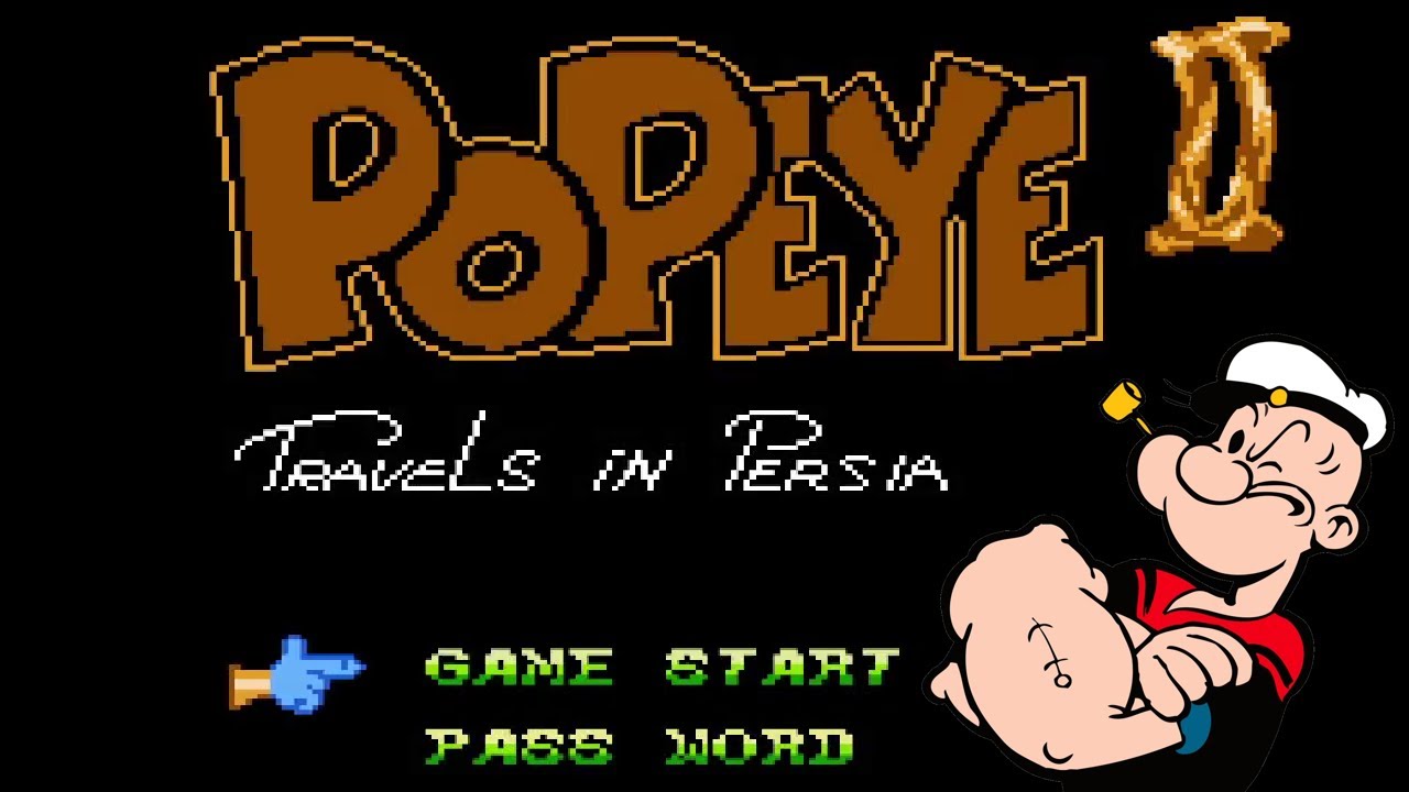 Popeye II: Travels in Persia (Hummer Team Bootleg Hack) - Full Longplay