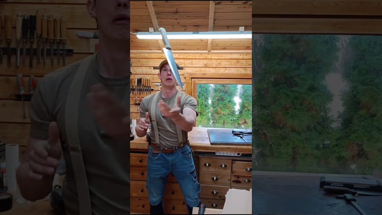 DAS ist mir NOCH NIE passiert #messer #handwerk  #diy #cooking #knife #restoration